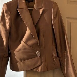 Tahari ASL Bronze Women's Skirt Set